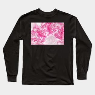 Pink marble Long Sleeve T-Shirt